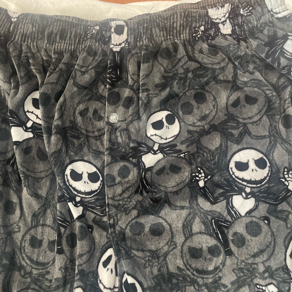 Disney Black and Gray Nightmare Before Christmas Pajama Pants - Picture 4 of 8